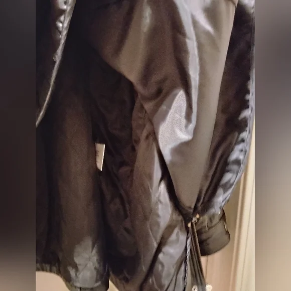 BROMLEY SPORT Snaps Zips Lining Removable Men's Black 100% Leather Jacket XL